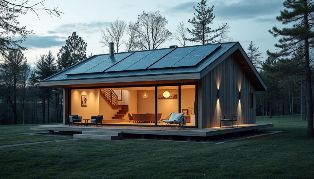cabana moderna cu elemente smart home cabana moderna cu elemente smart home