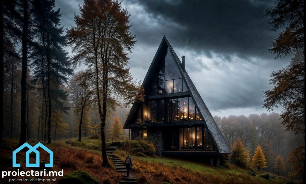 Proiect de cabane A-FRAME Soroca