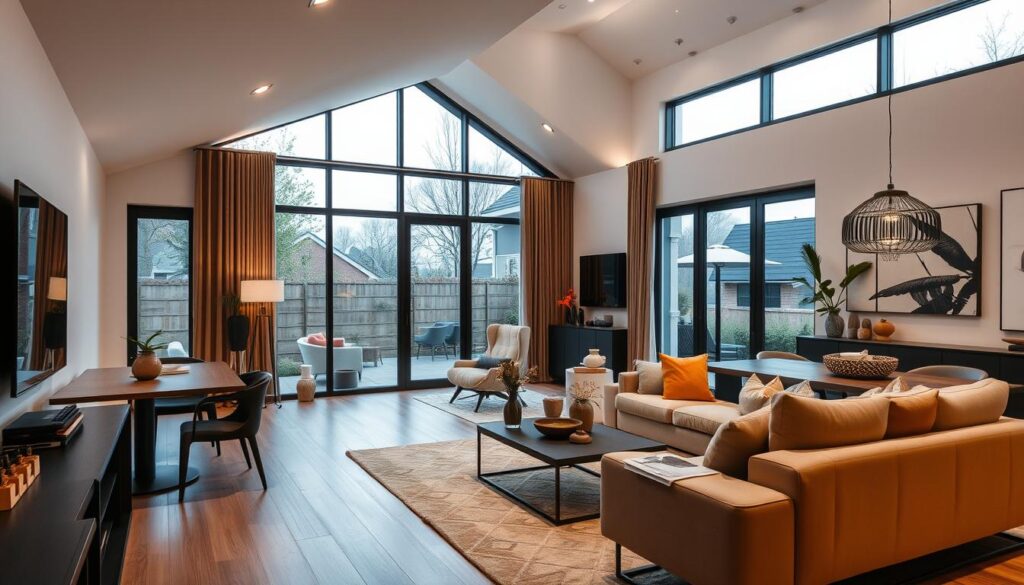 living open space living open space