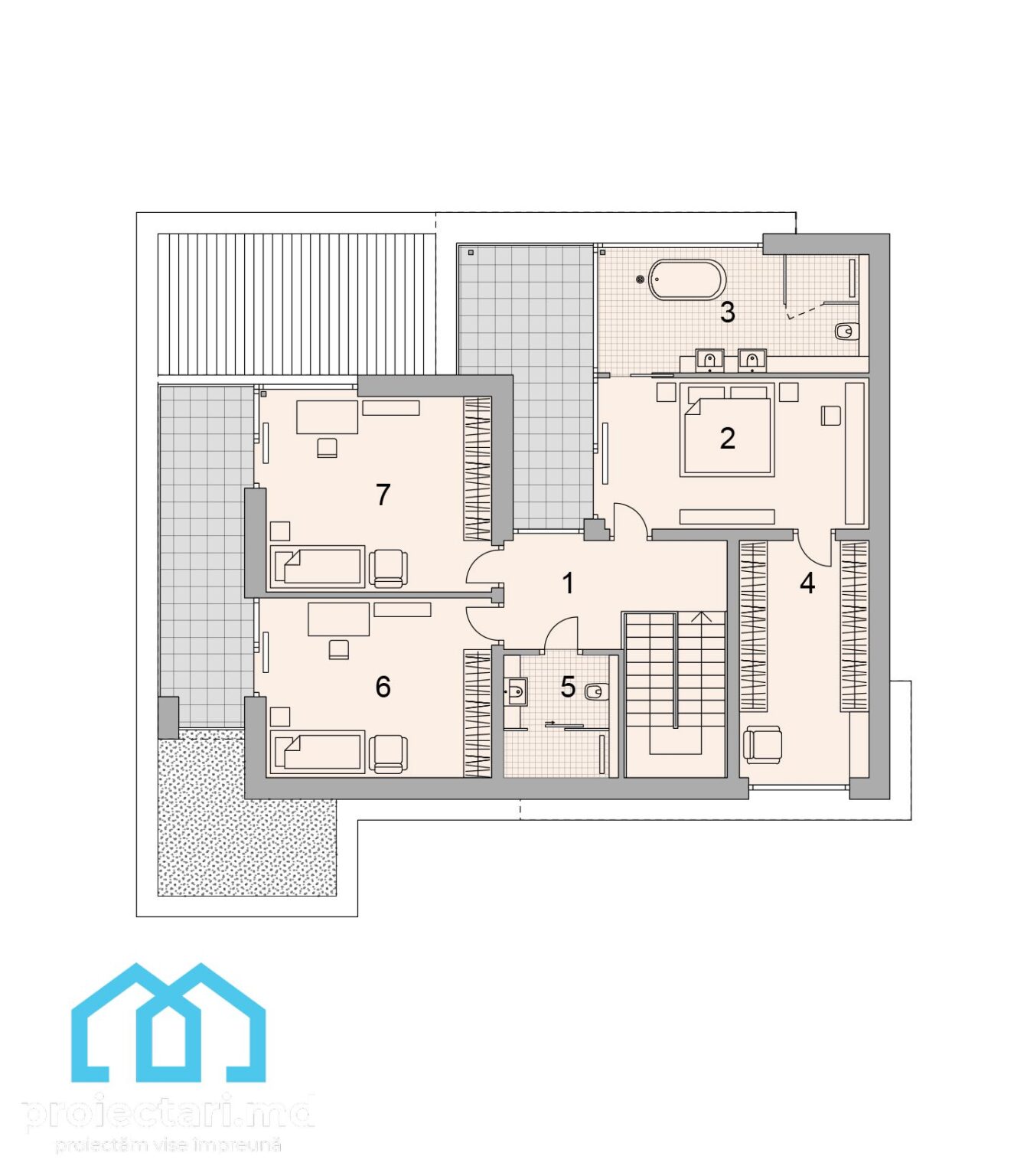 Case cu etaj clasice 224m2 - 102031