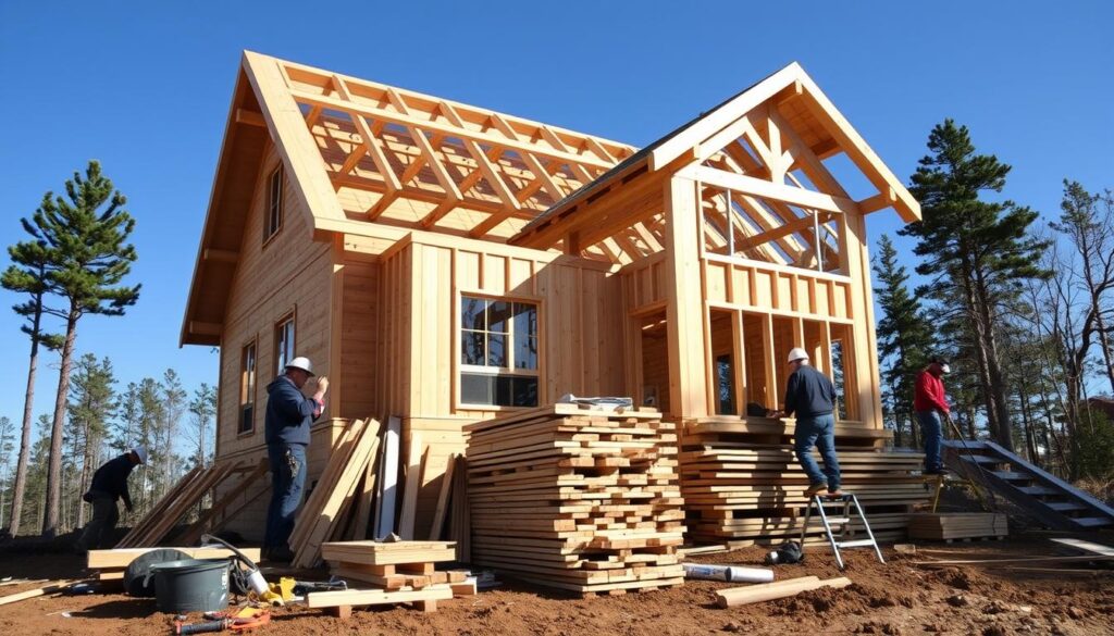 demarare constructie case lemn demarare constructie case lemn