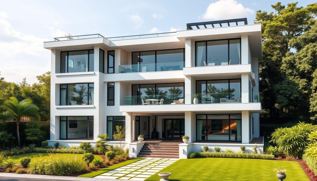 proiect casă cu 3 nivele și design elegant proiect casă cu 3 nivele și design elegant