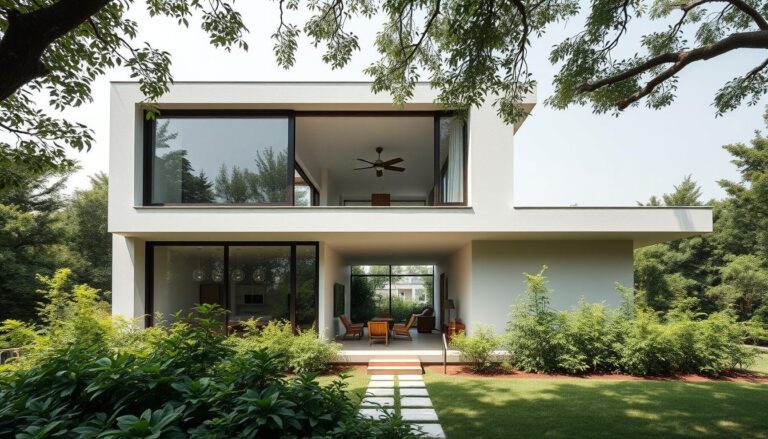 Proiect casă cu etaj în stil minimalist - Proiectari.md