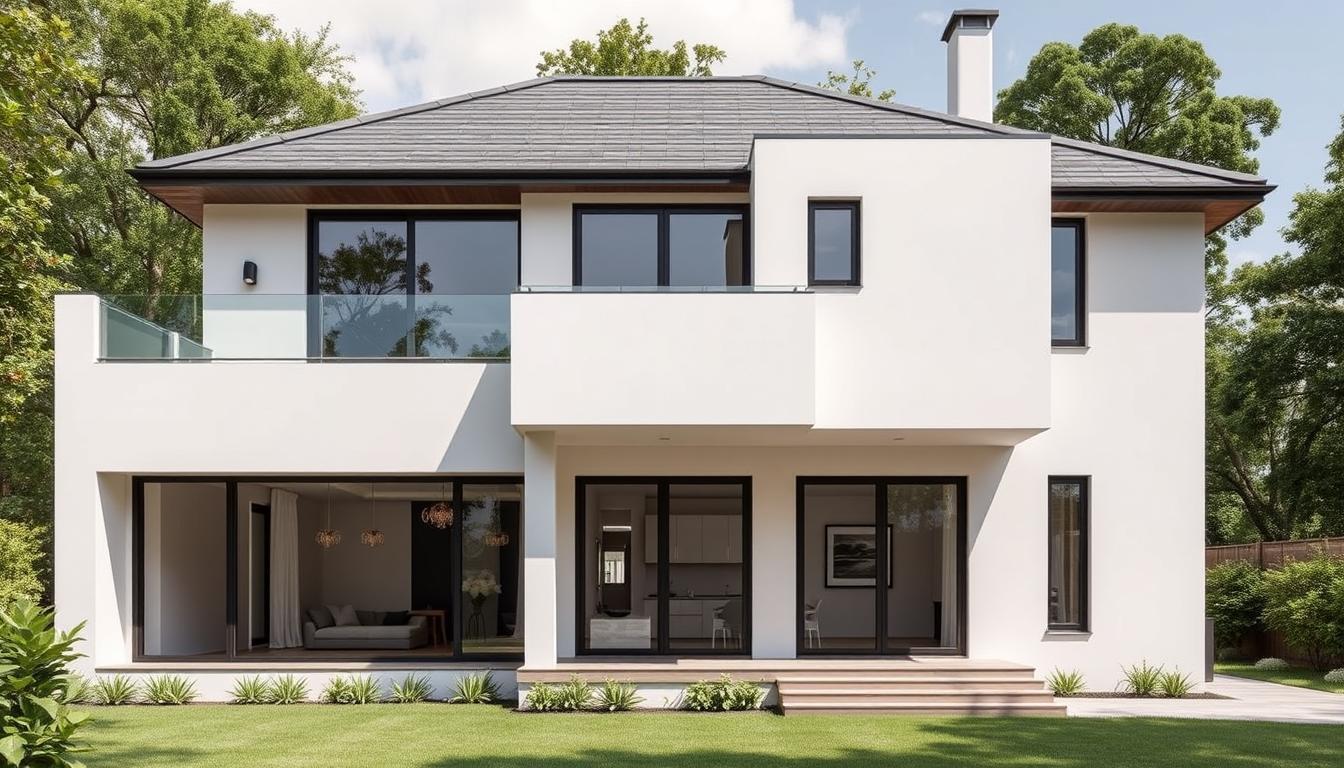 Proiect casă cu mansardă și design minimalist - Tendinte pentru 2025