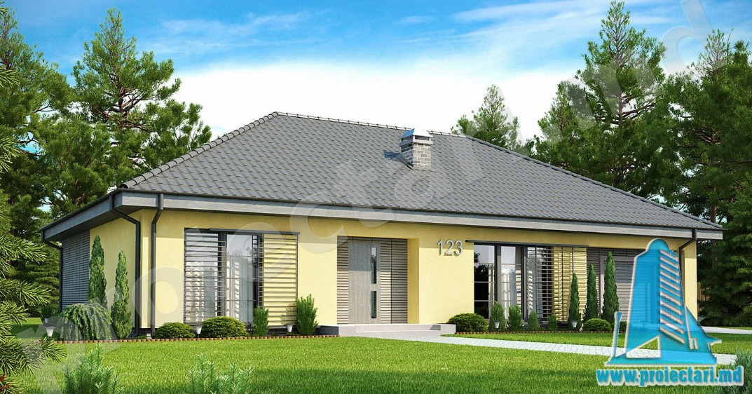 proiect casa 120 mp fara etaj