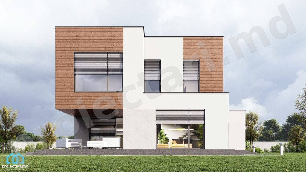 High-tech one-story house project