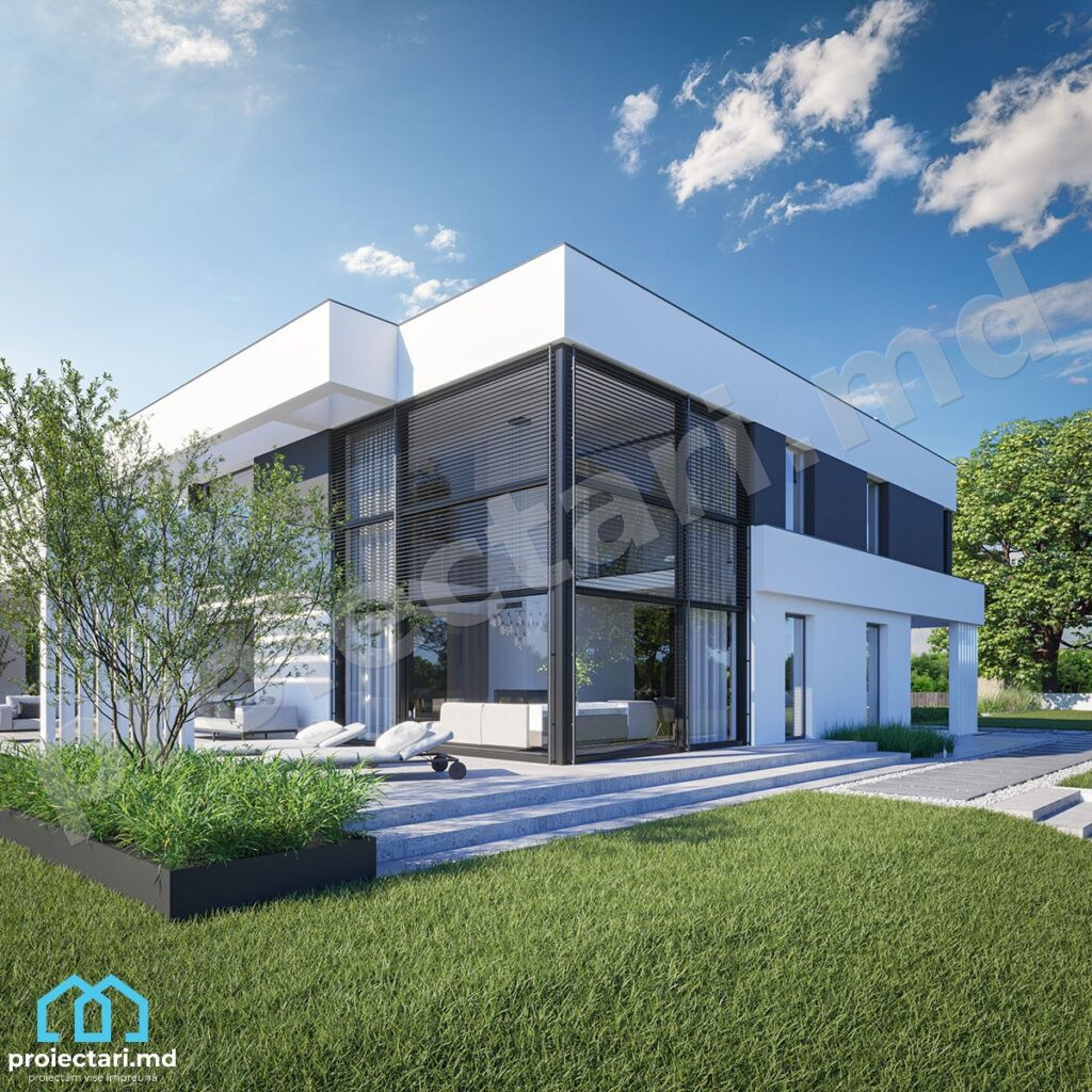 Proiect de casa cu doua nivele