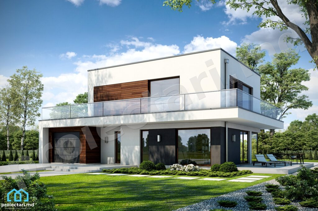 House project with two levels of 150m2