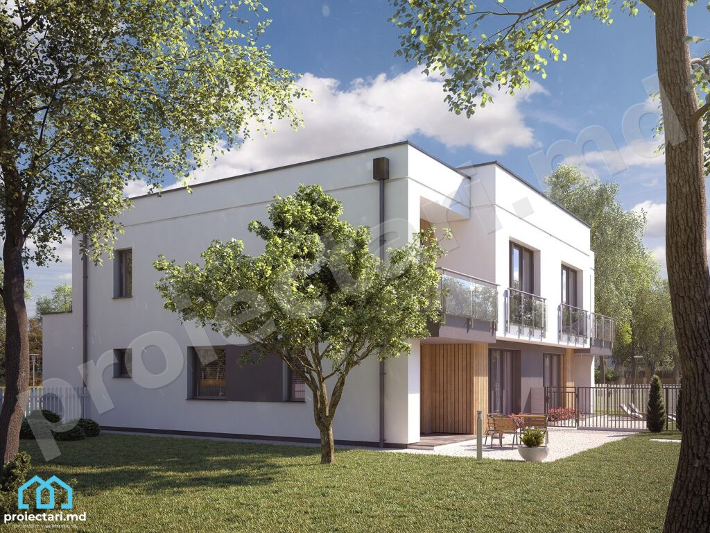 Proiect de casa pentru doua familii