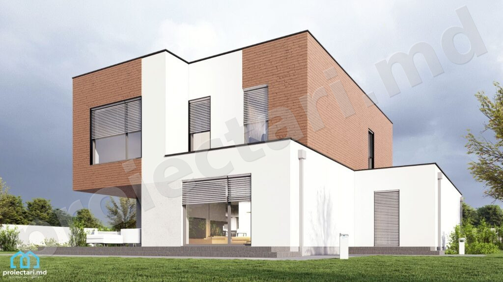 Proiect de casa cu suprafata de 210m2
