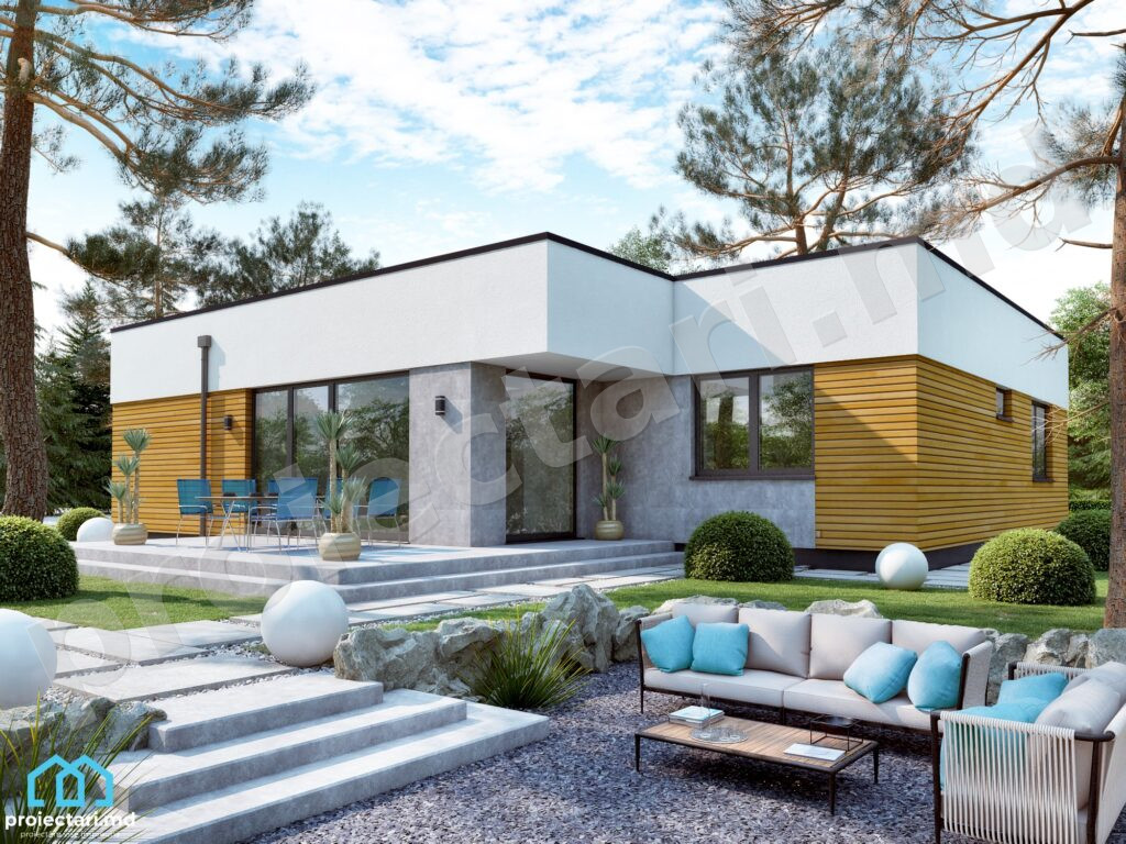 House project with an area of 130m2
