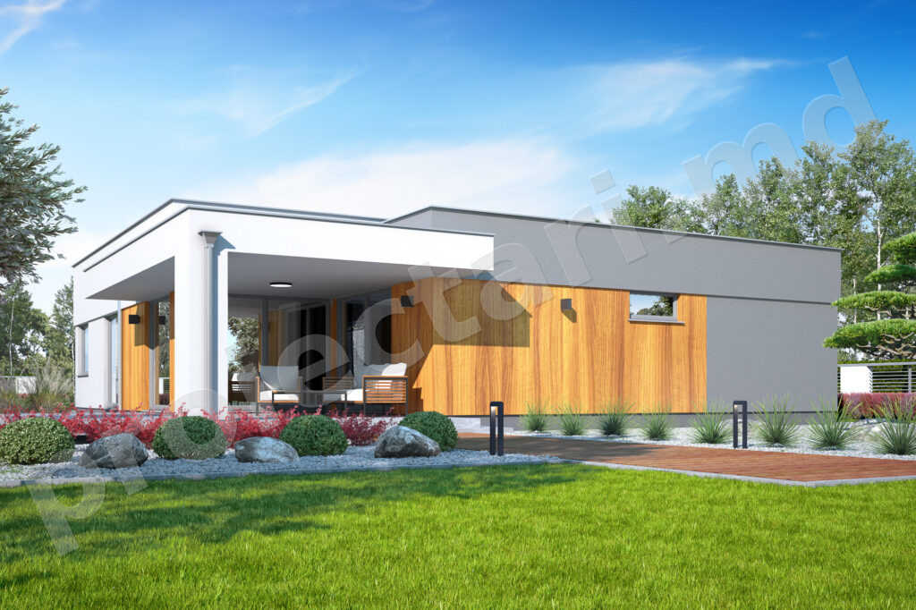 Proiecte case cu un nivel 140m2 - 101358