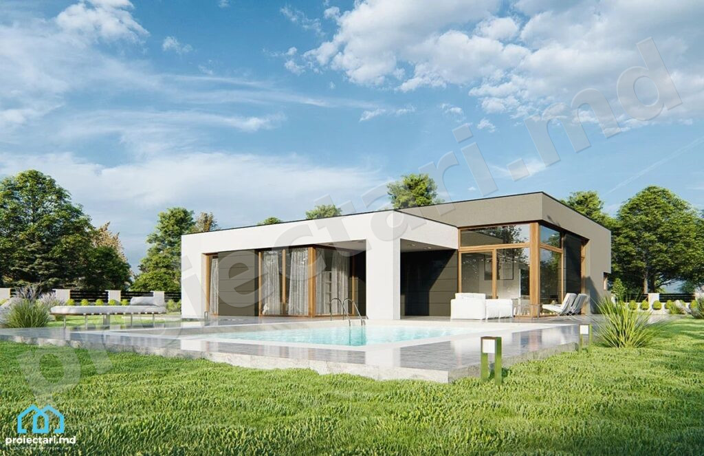 Proiectant casa. Zona de piscina