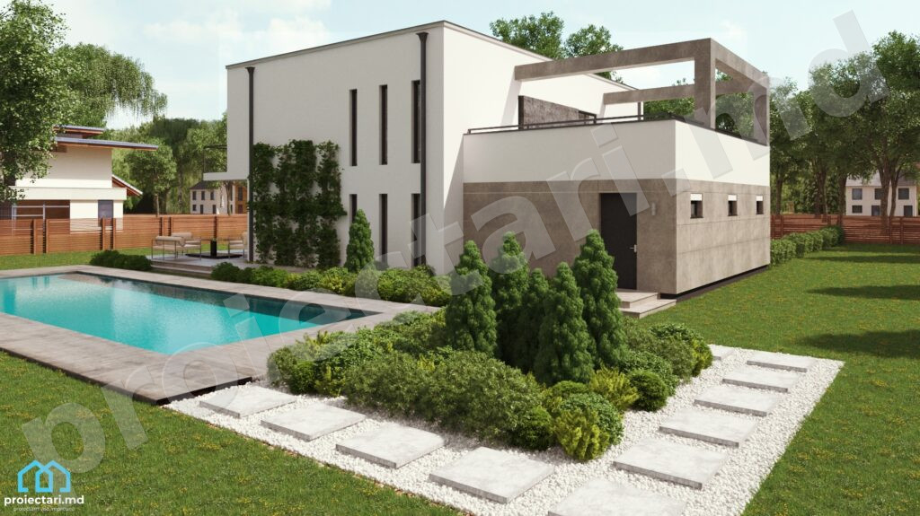 proiecte de case mici moderne de 200m2
