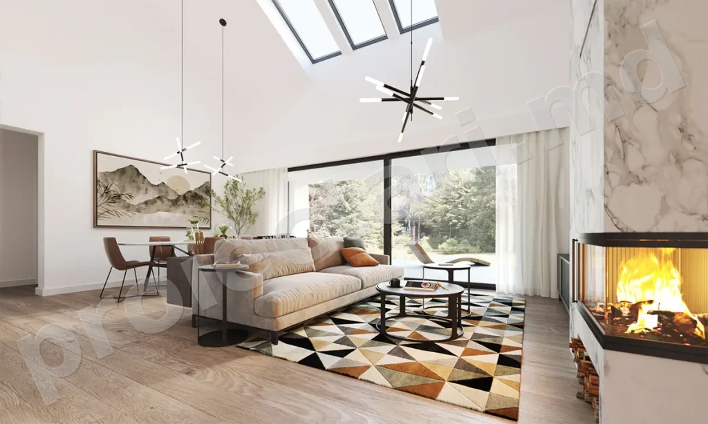 furnishing the house 120m2