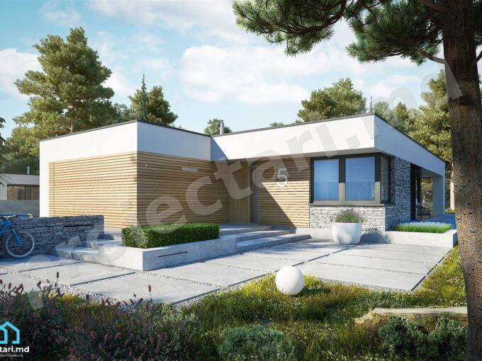 proiect de casa de 150m2 de la proiectari.md