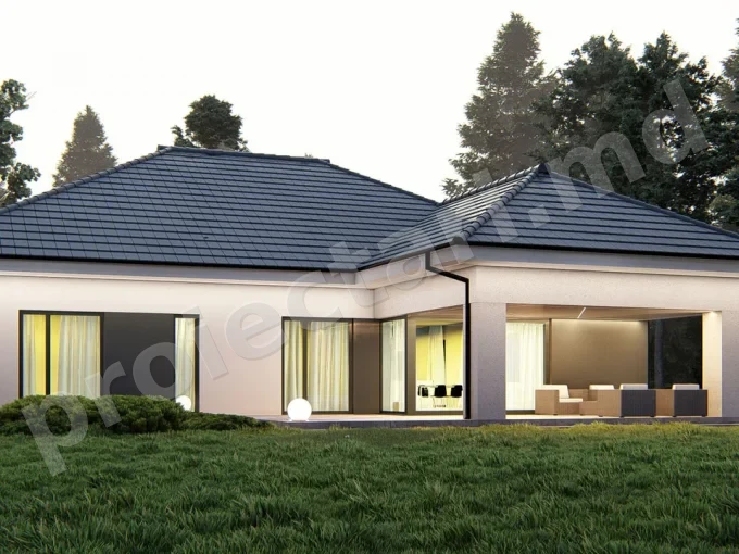 proiect de casa pe structura beton