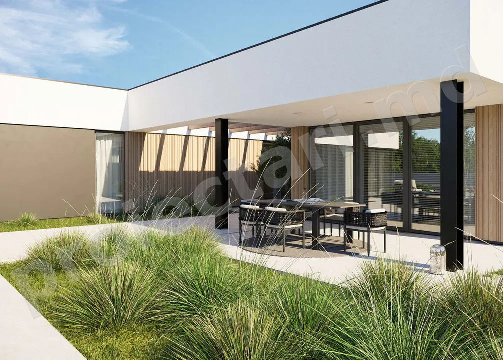 Case parter cu living open-space