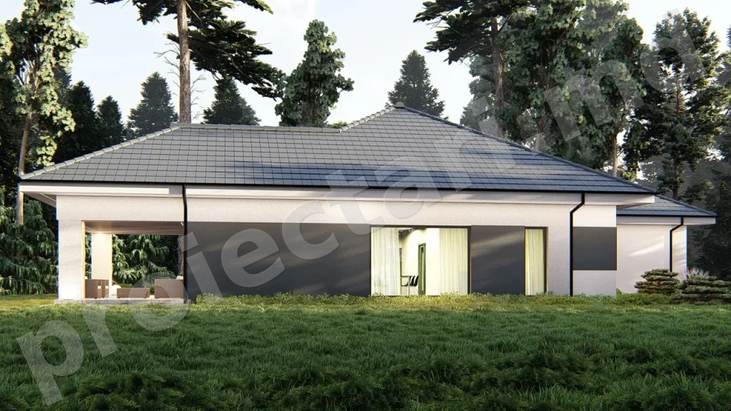 the house on the concrete structure