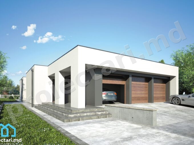 Proiect de casa cu parter 160m2