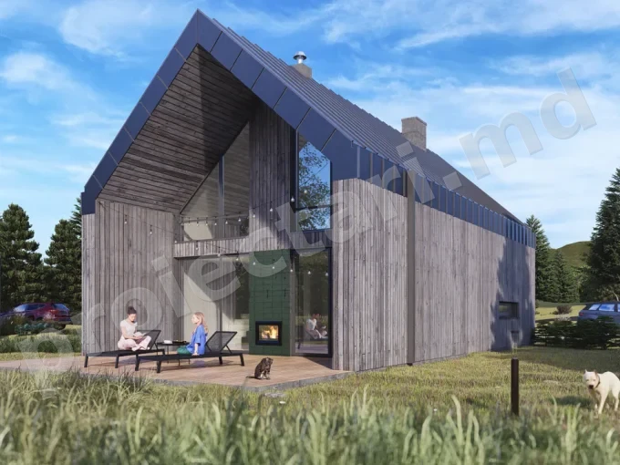 Proiecte de case cabana 90m2