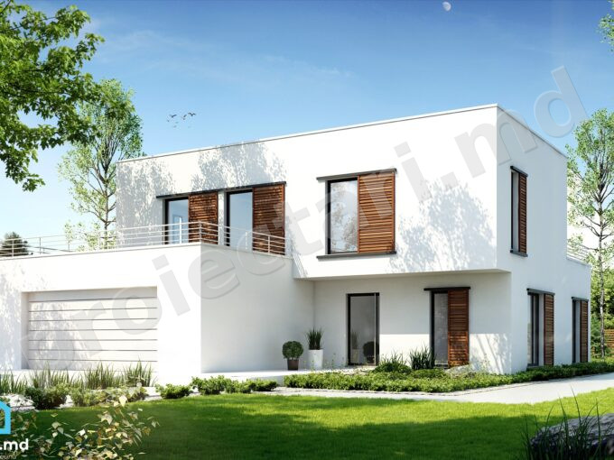 Proiect de casa cu etaj 140m2