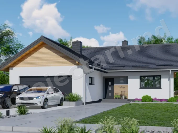 Proiect de casa moderna 110m2