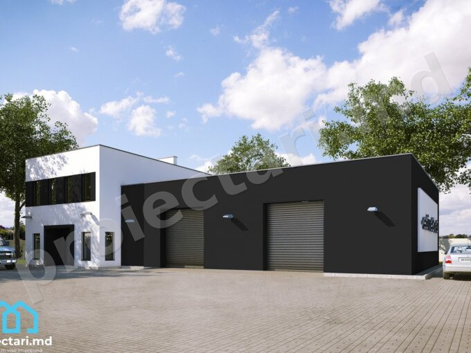 Hala de depozitare cu sala comerciala 380m2