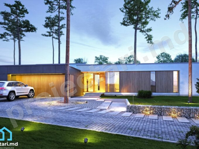 Proiect de casa cu parter 176m2