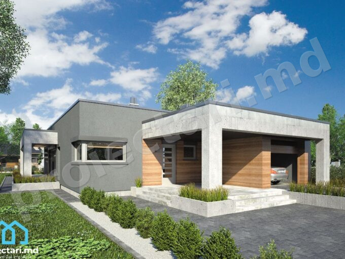 Proiect de casa cu parter 120m2