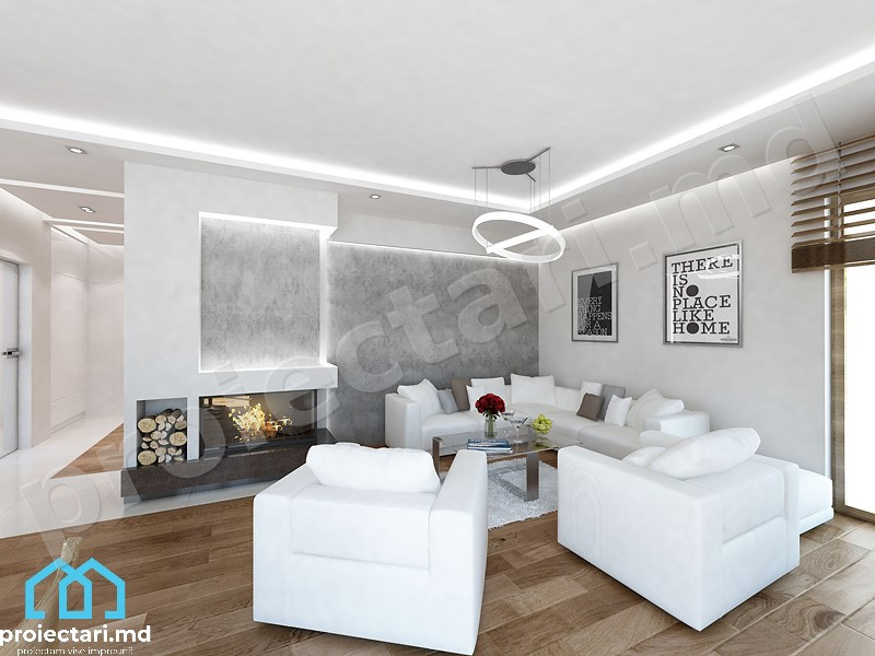 Proiect casa parter 128m2 ieftin