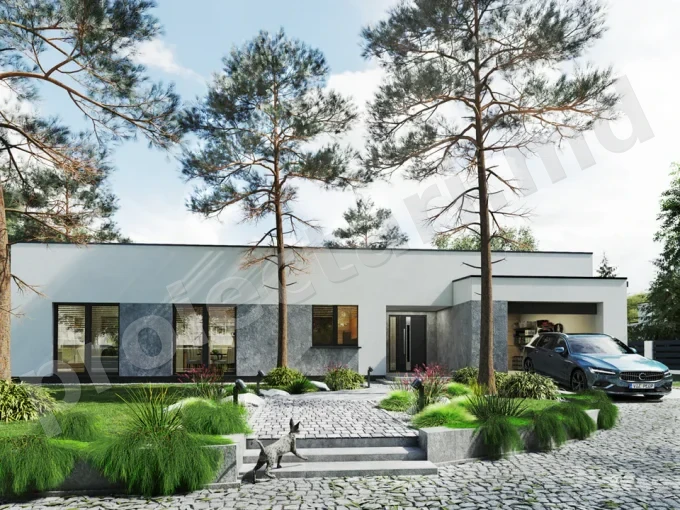Proiect de casa high tech 110m2