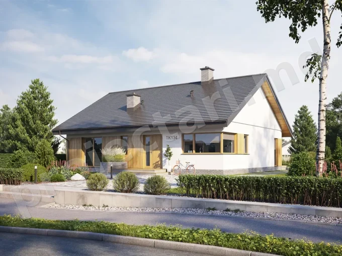 Proiect de casa cu parter 110m2