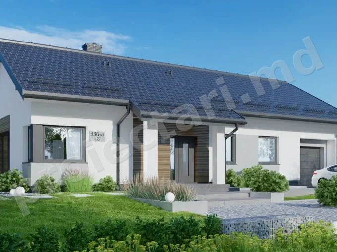 Proiect de casa cu parter 110m2