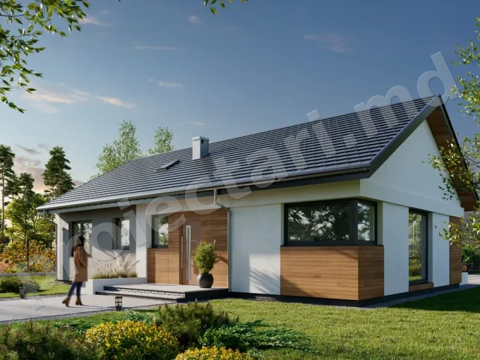 Proiect de casa cu parter 100m2