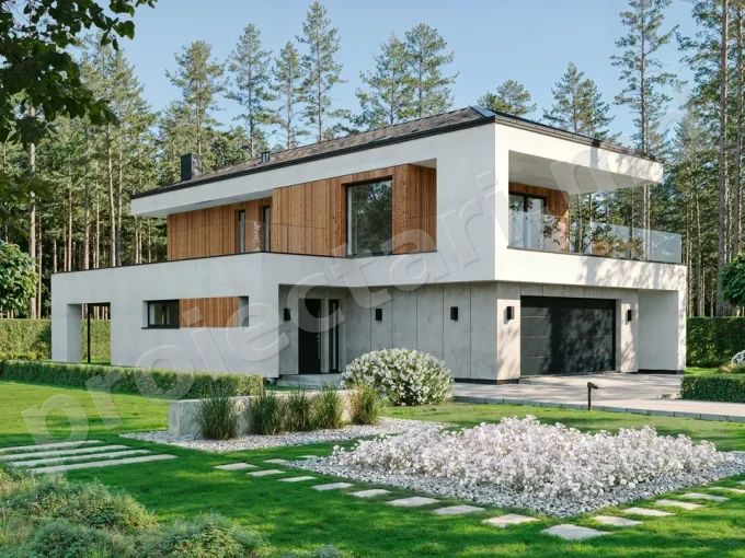 Proiect de casa cu etaj 150m2
