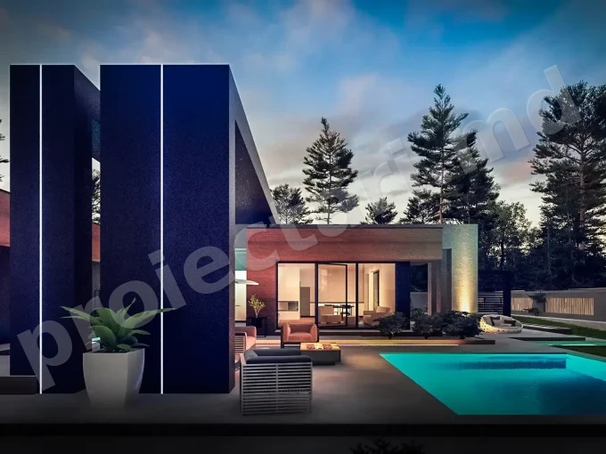 Proiect de casa cu parter 240m2