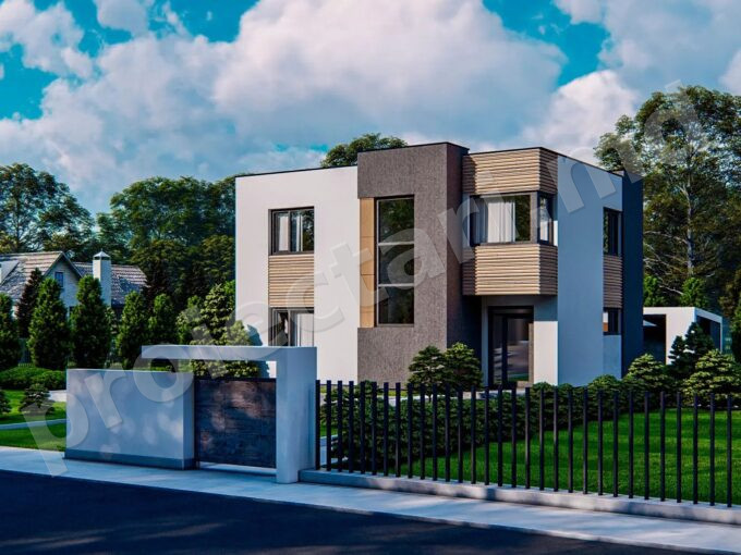 Proiect de casa high-tech 180m2