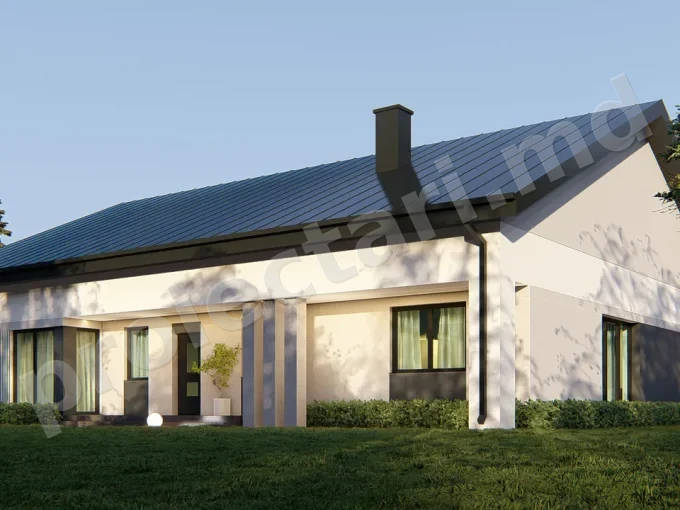 Proiect de casa cu 1 nivel 190m2