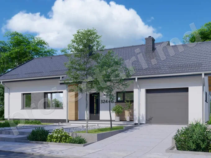 Proiect de casa cu parter 100m2