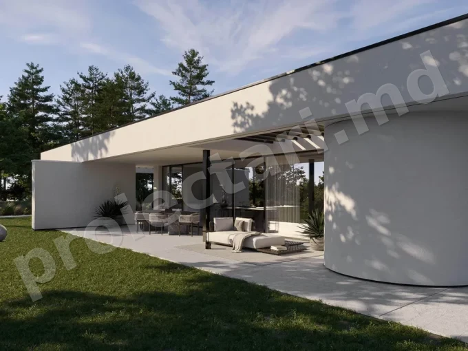 Proiect de casa cu parter 180m2