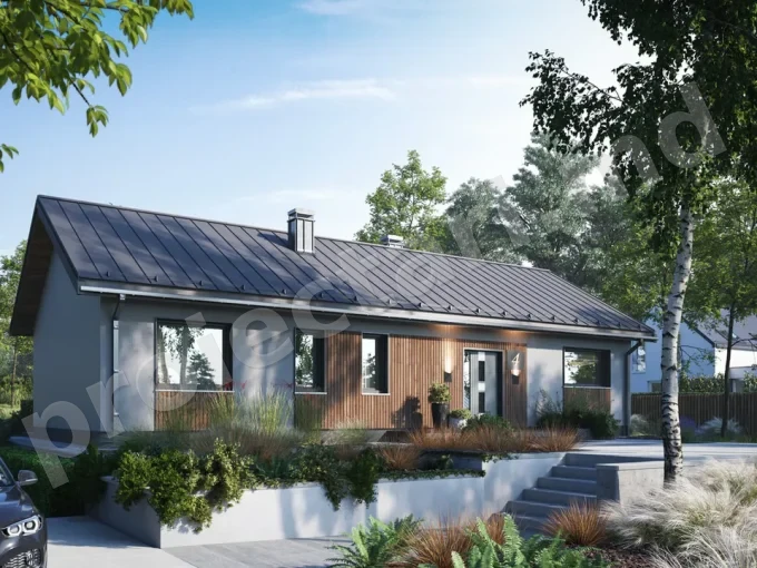 Proiect de casa cu parter 100m2