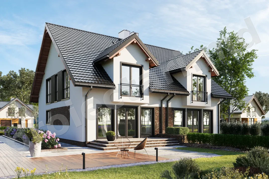 Proiecte case duplex moderne