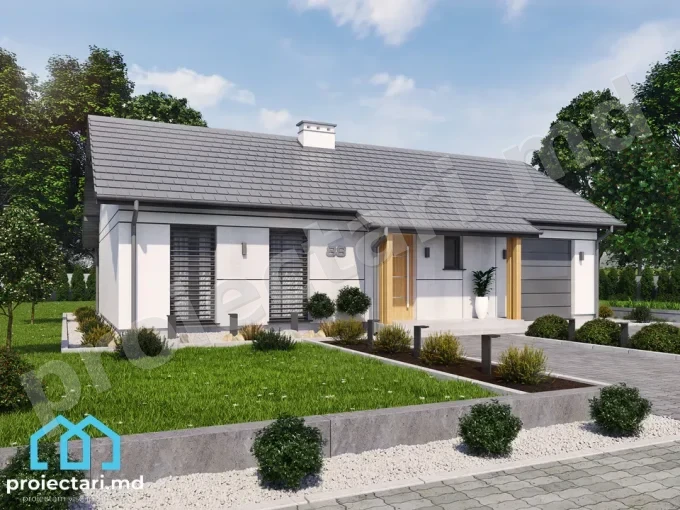 Proiect de casă 90m2