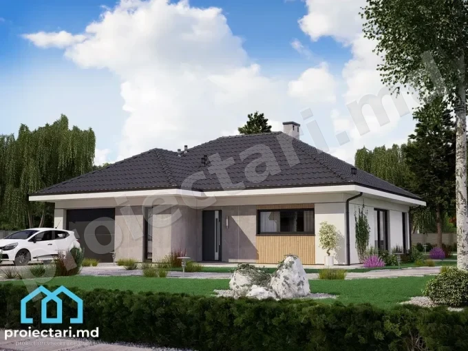 Proiect de casa acoperis clasic 100m2