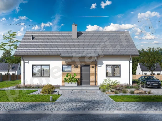 proiect de casă mică de 80m²