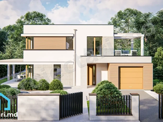 Casă modernă high-tech 120m²
