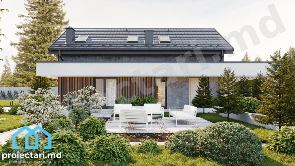 Case cu mansardă 110m²