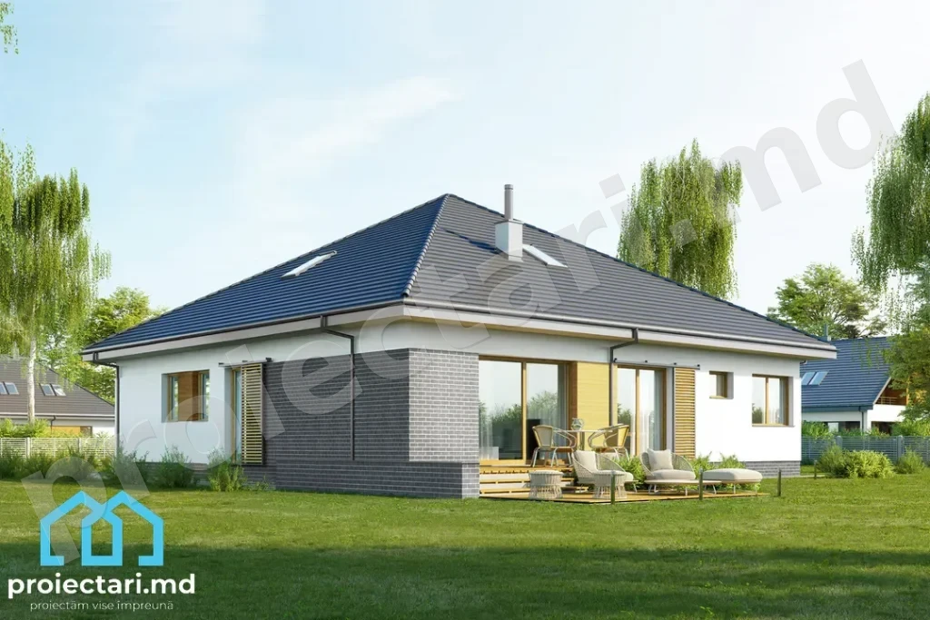 Case mici cu mansardă 120m²