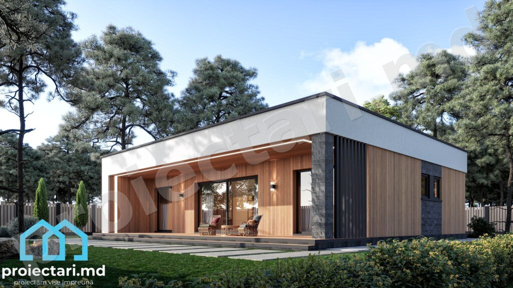 Modele casă modernă 110m²
